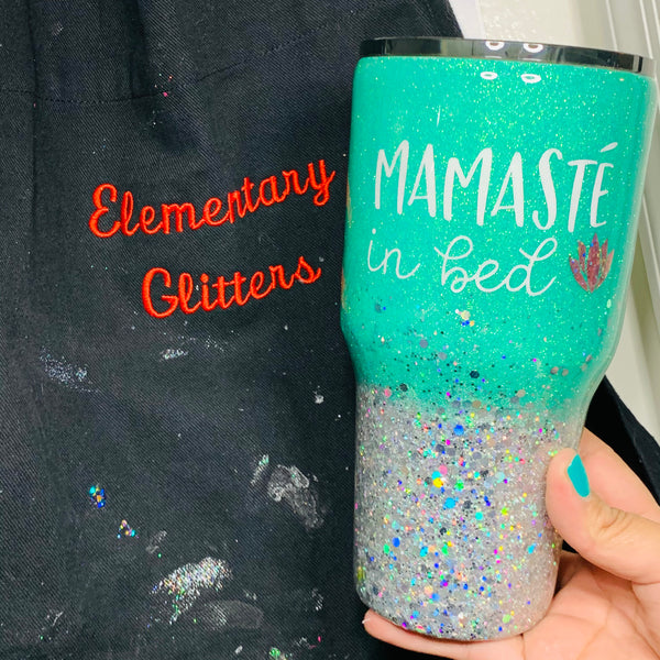 32oz 'Mamasté in bed' Tumbler
